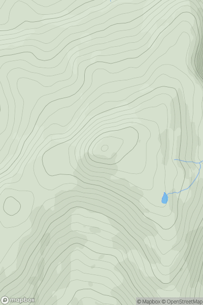 Thumbnail image for Y Garn [Barmouth to Betws-y-Coed and Bala] [SH702230] showing contour plot for surrounding peak